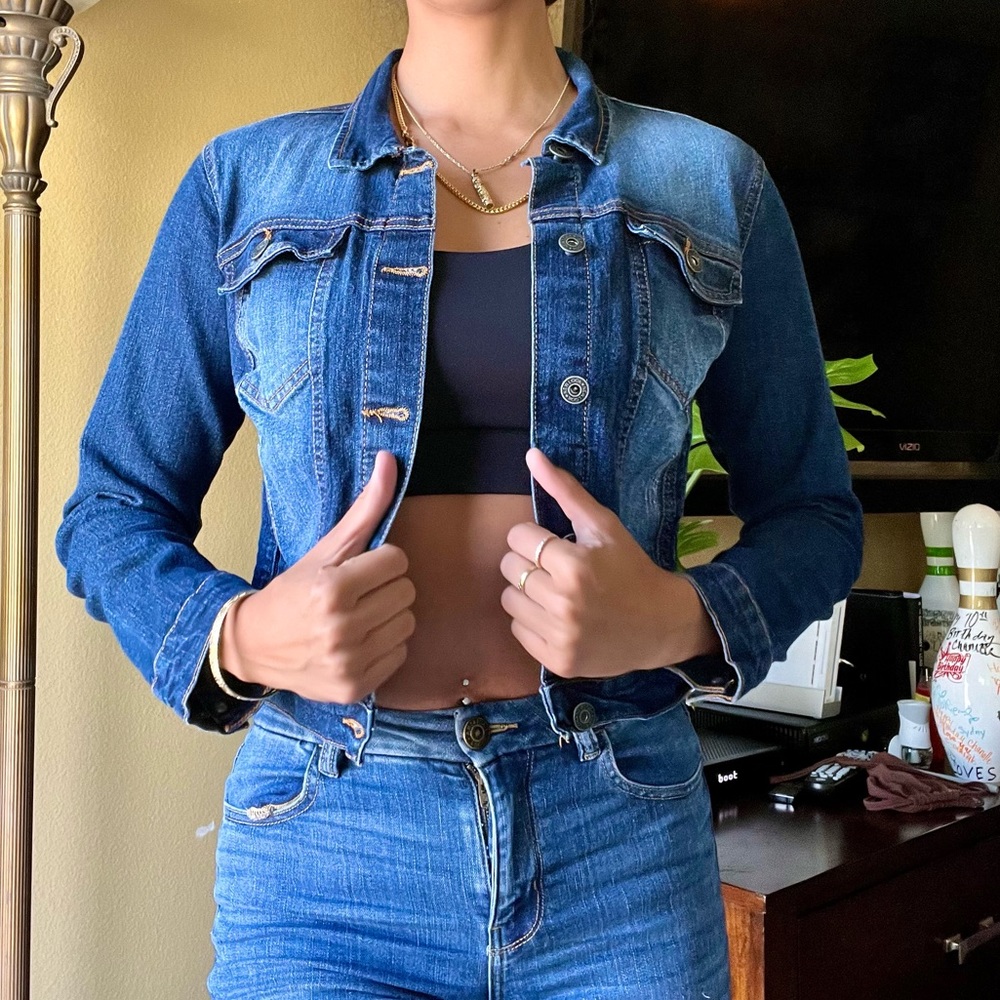 New Look Denim Jacket Size : M